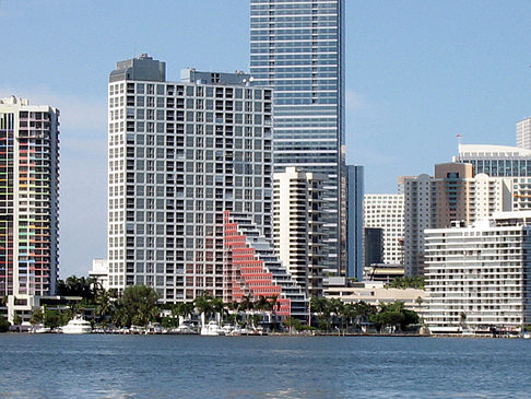 Fotos Blick vom Wasser auf Miami