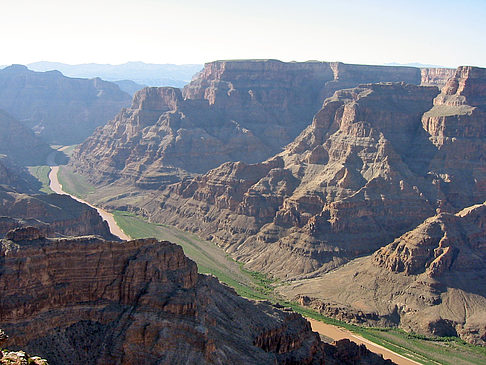 Per Hubschrauber im Grand Canyon