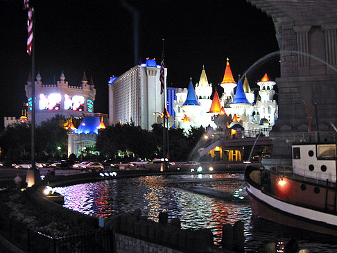 Las Vegas bei Nacht Foto 