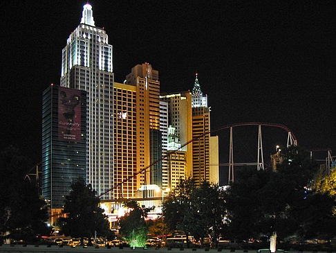 Las Vegas bei Nacht Foto 