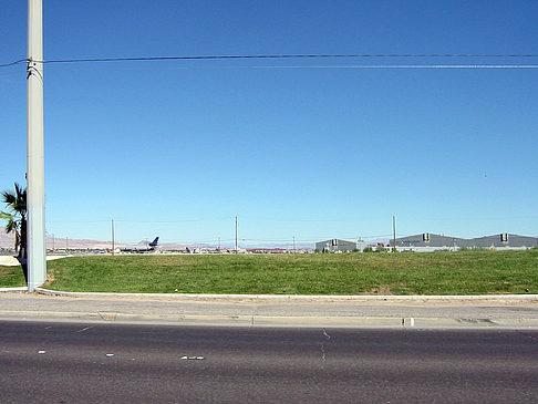 Las Vegas aus dem Auto