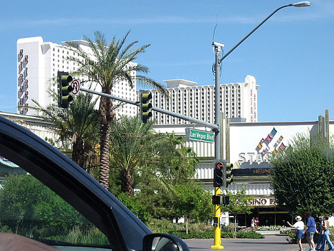 Las Vegas aus dem Auto Fotos