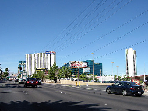 Las Vegas aus dem Auto