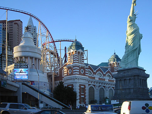 Las Vegas aus dem Auto Foto 